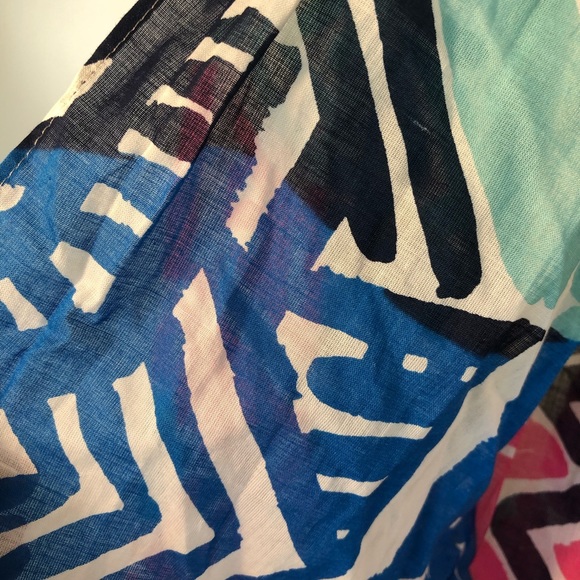 🔥SALE🔥J Crew Tribal Infinity Scarf Multi Colored - Picture 3 of 4